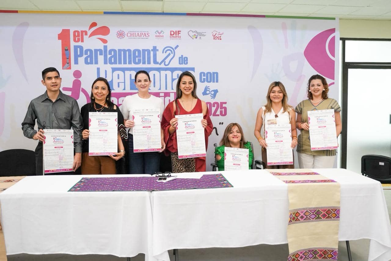 Presentan convocatoria del Primer Parlamento para Personas con Discapacidad “Voces que Transforman”