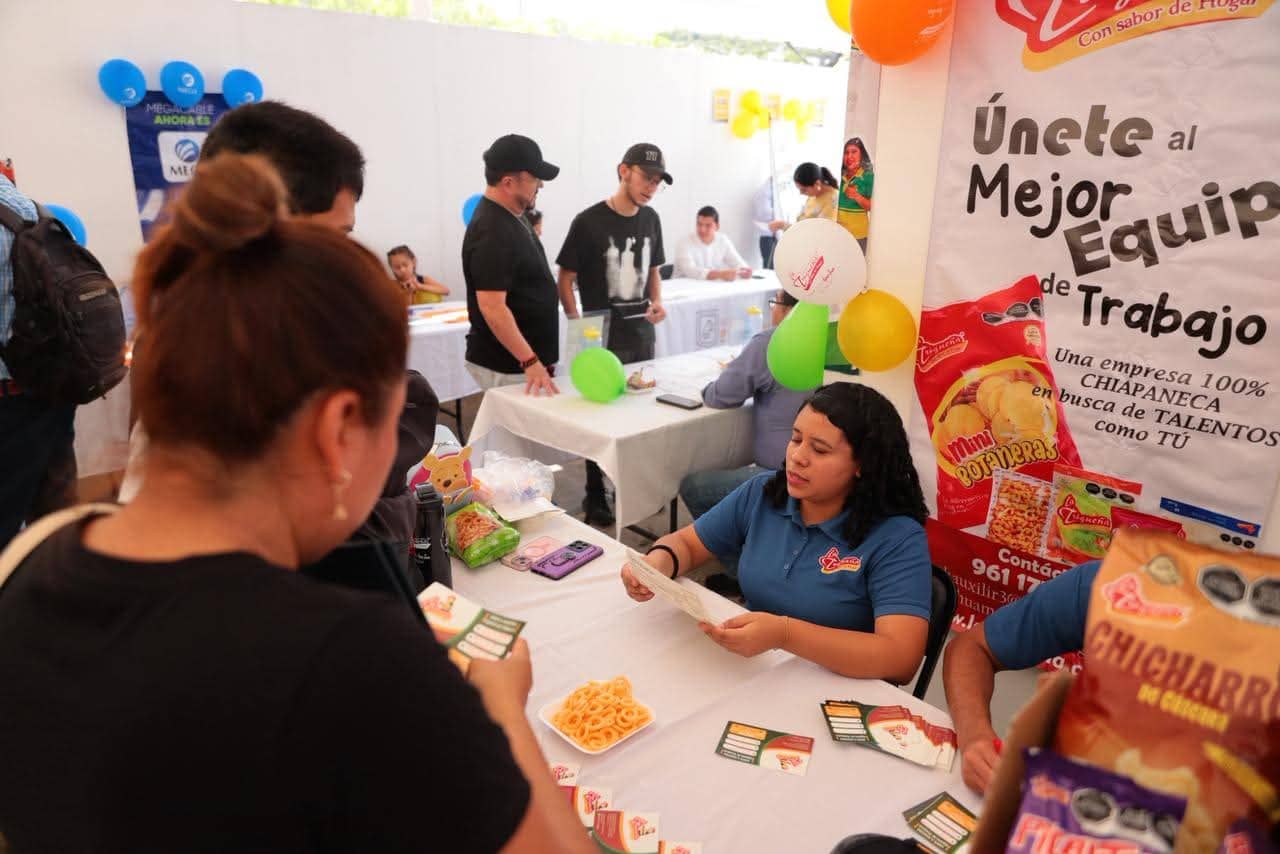 Ayuntamiento de Tuxtla inauguró la 3ª Feria del Empleo con más de 300 vacantes