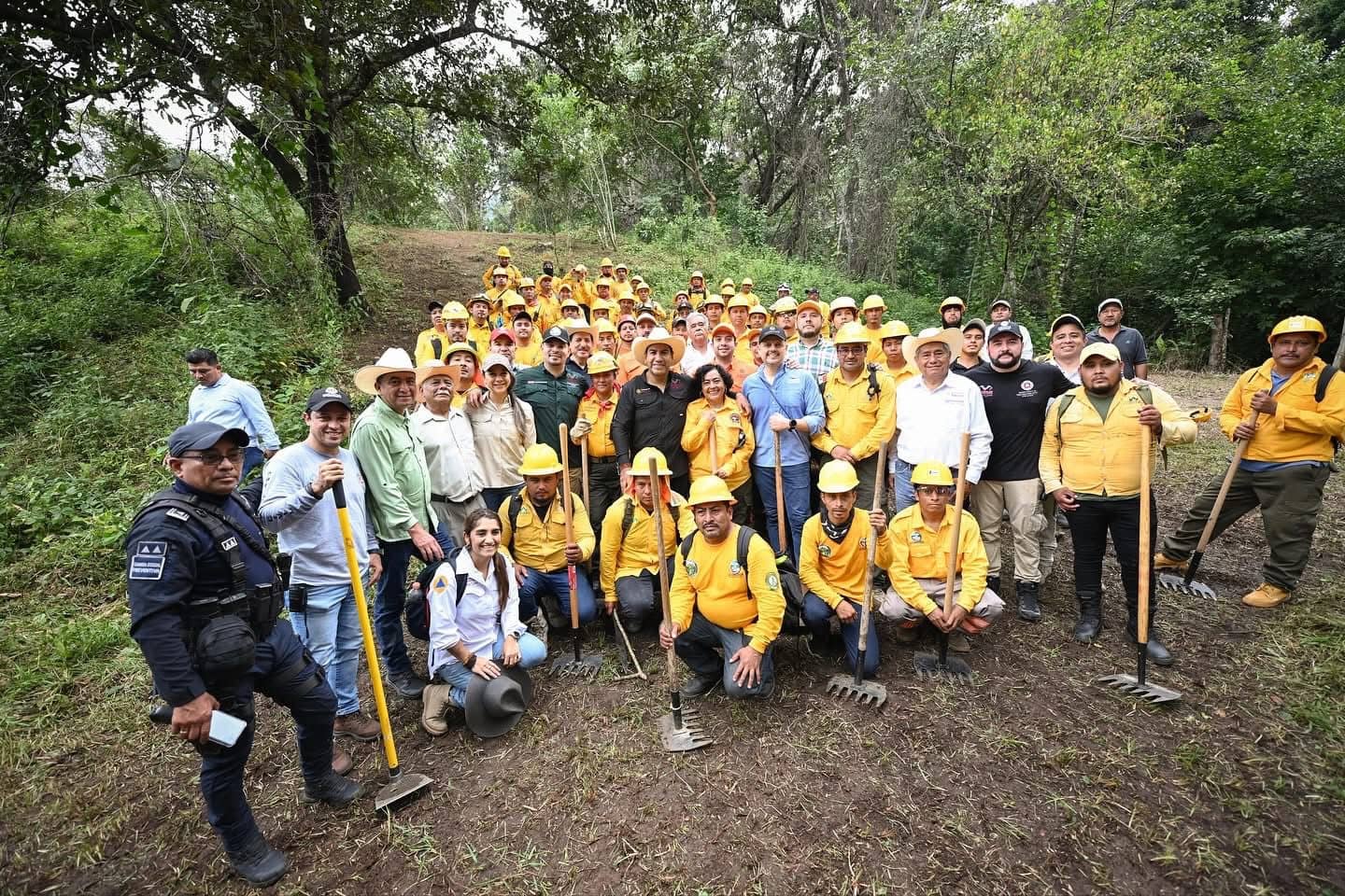 En La Concordia, Eduardo Ramírez Aguilar fortalece la prevención de incendios forestales