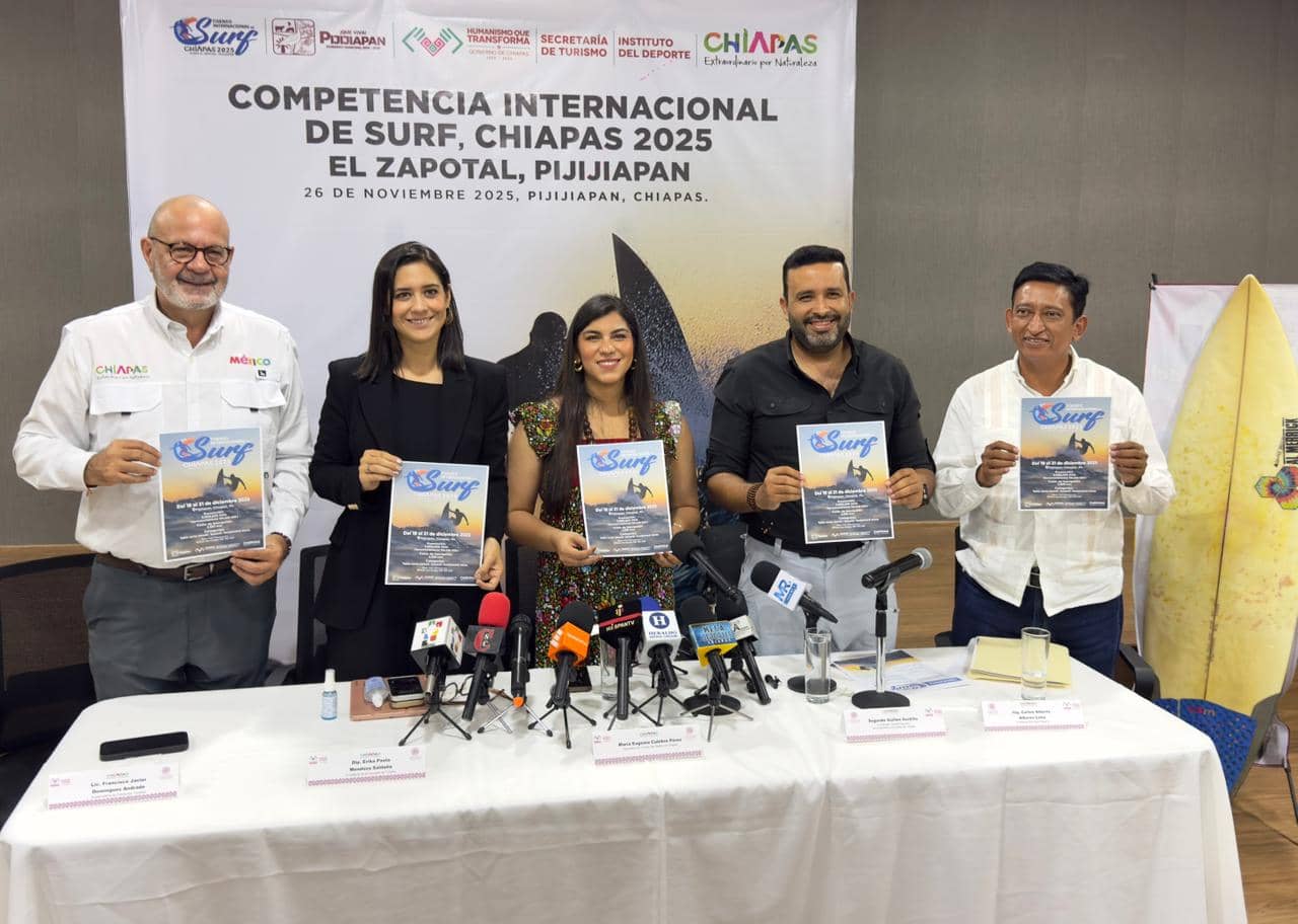 Chiapas se fortalece como destino de surf internacional