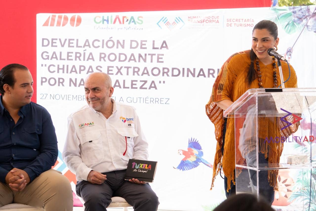 Sectur presenta galería rodante “Chiapas Extraordinario por Naturaleza”