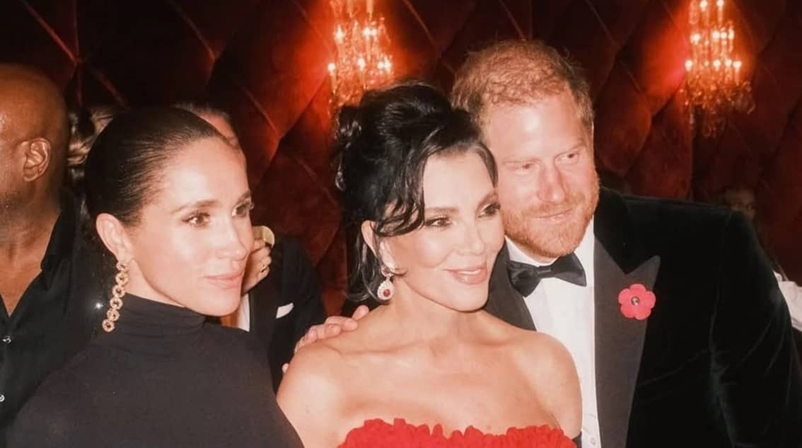 “De mal gusto”: la reacción del Palacio a la presencia de Meghan y Harry en la fiesta de Kris Jenner