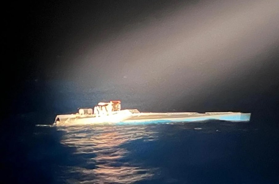 Interceptan un narcosubmarino con 1,7 toneladas de cocaína
