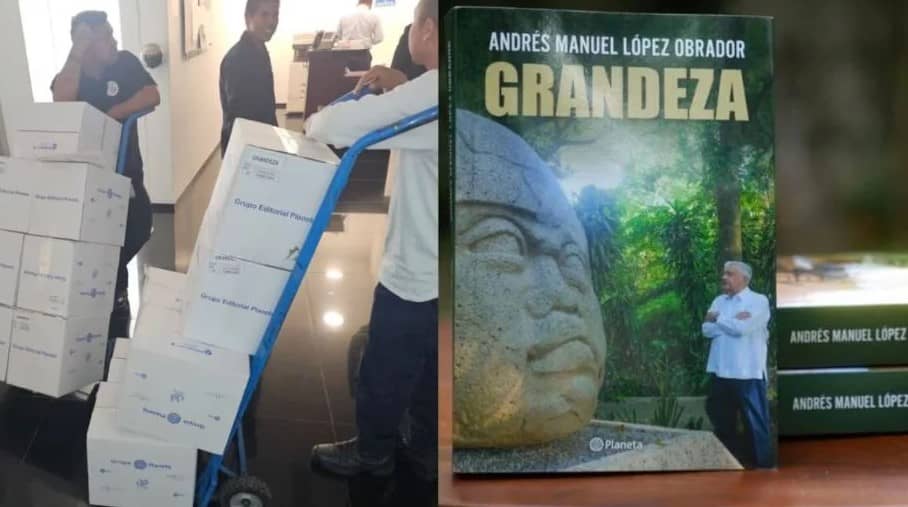 Adán Augusto López ‘se disfraza de Santa’: Regala en el Senado más de 17 mil tomos del nuevo libro de AMLO