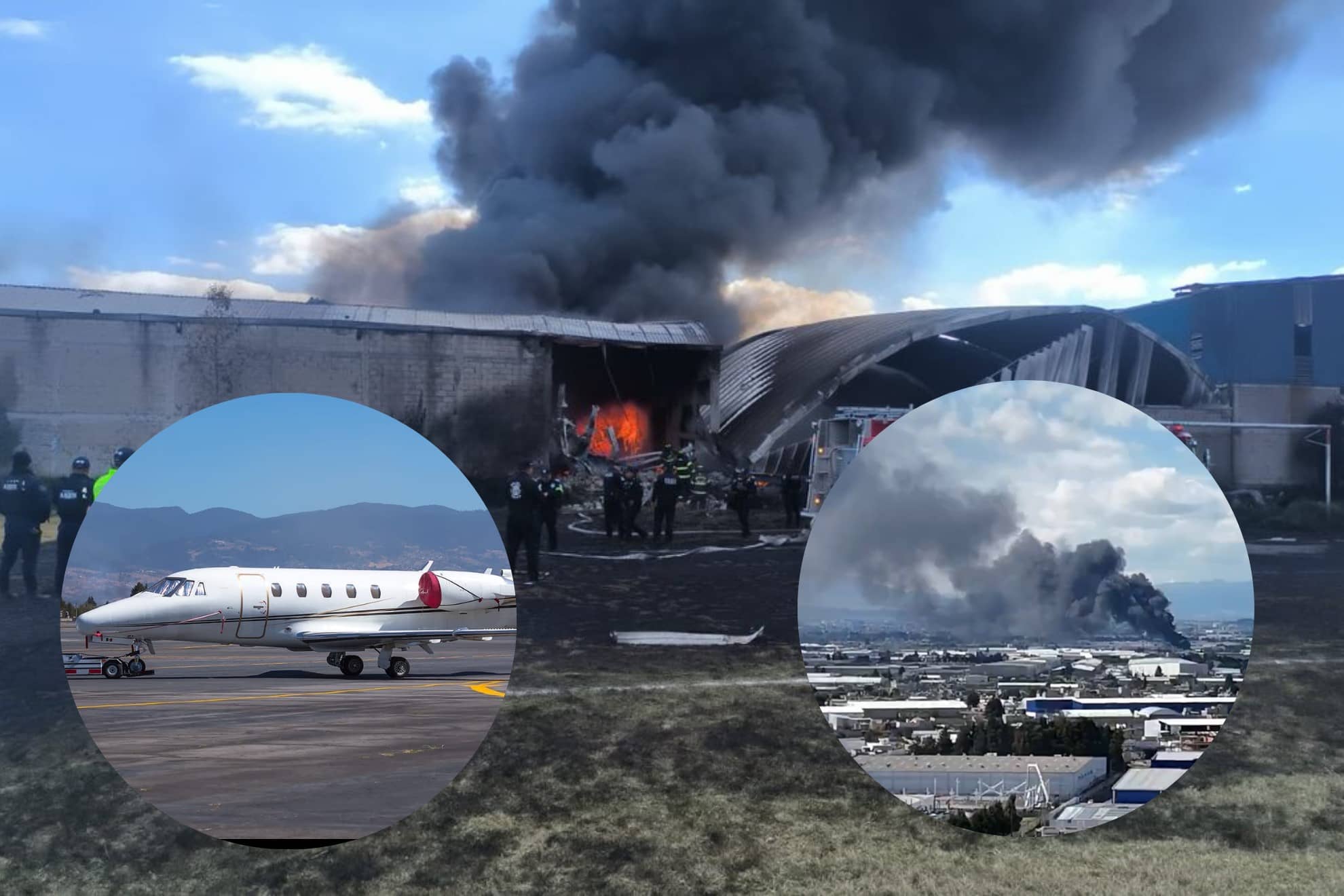 Tres menores y siete adultos viajaban en la avioneta que cayó en Toluca; FGR investiga