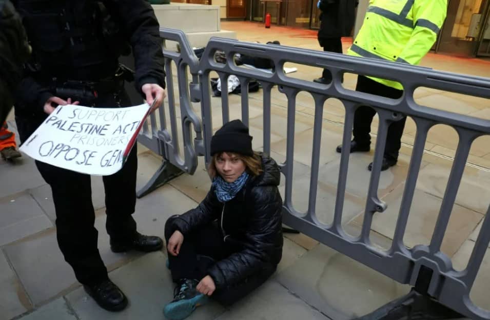 Greta Thunberg, detenida por apoyar una acción propalestina