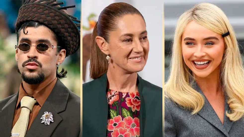 Sheinbaum destaca en el top de las personas más elegantes del 2025 junto a Bad Bunny y Sabrina Carpenter, según The New York Times