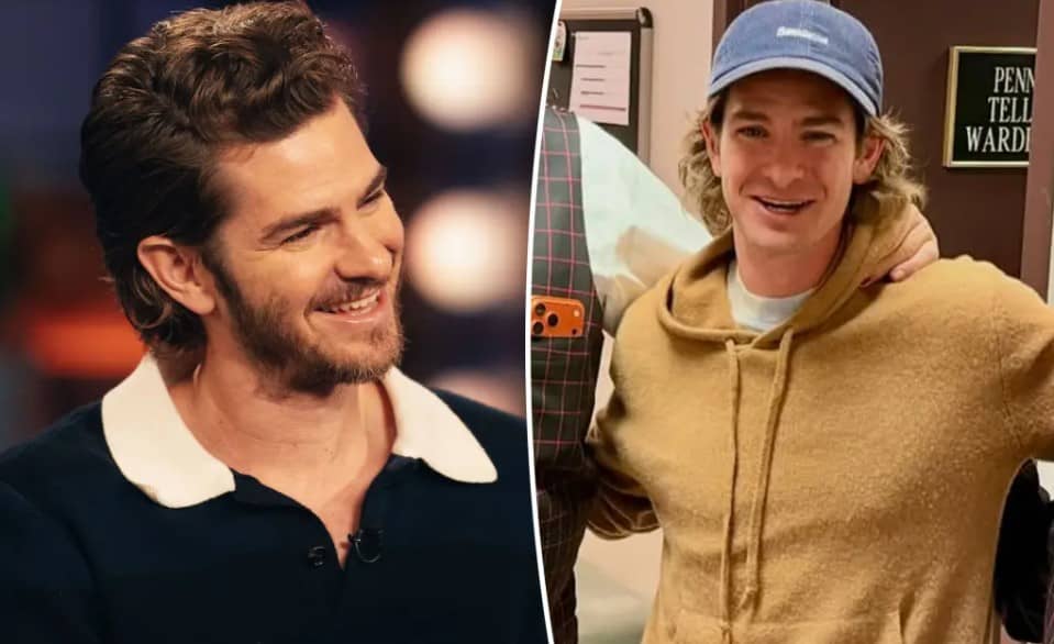 Andrew Garfield sorprende con un cambio de look rubio desgreñado durante una cita en Las Vegas
