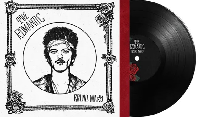 Bruno Mars reveló la portada de su primer disco en 10 años