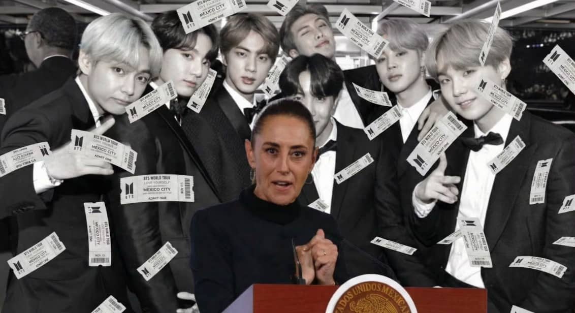 ¿BTS en el Zócalo?: Sheinbaum escribe al presidente de Corea para que haya más conciertos en México