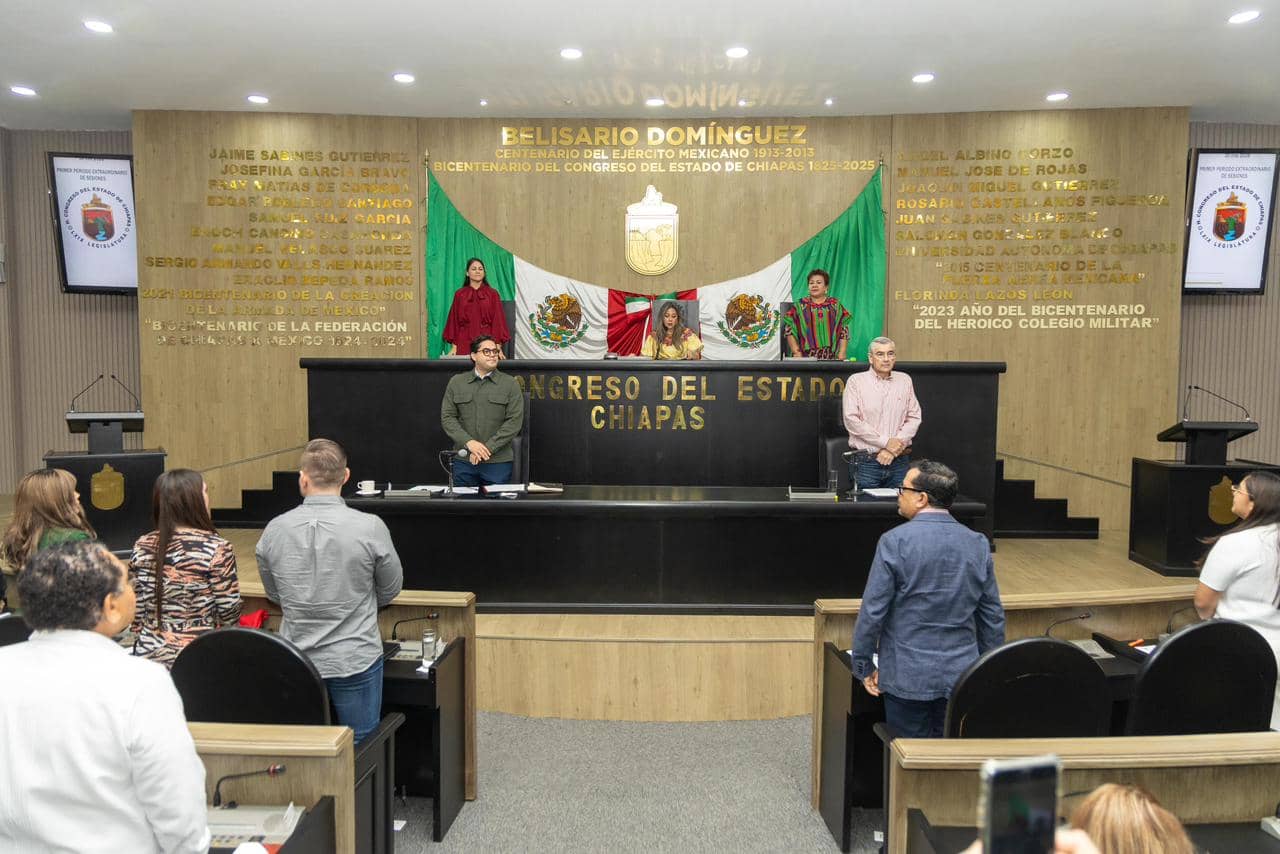 Congreso de Chiapas aprueba reformas al Código Penal en materia de cohabitación forzada