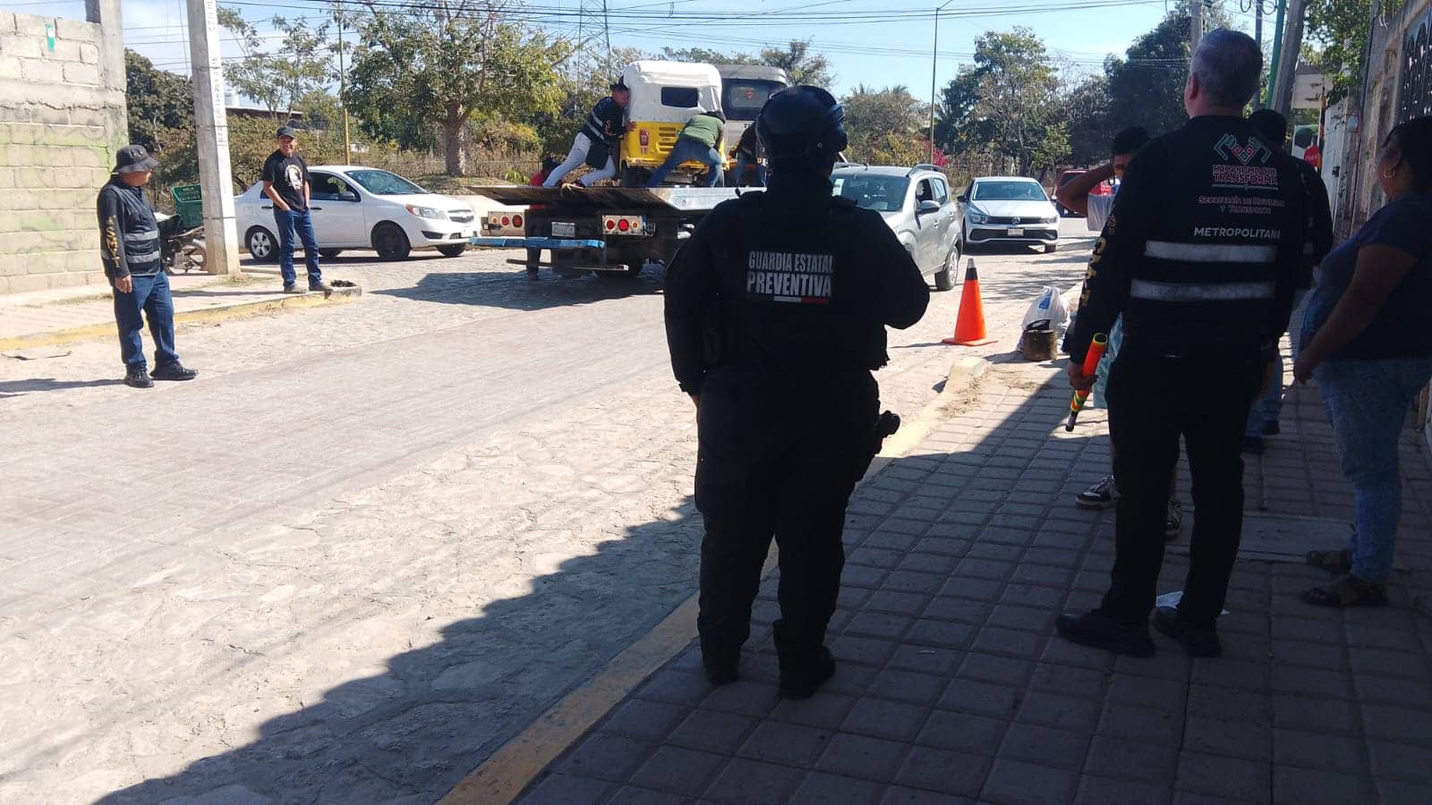 SMyT refuerza operativos de revisión vehicular en Tuxtla Gutiérrez