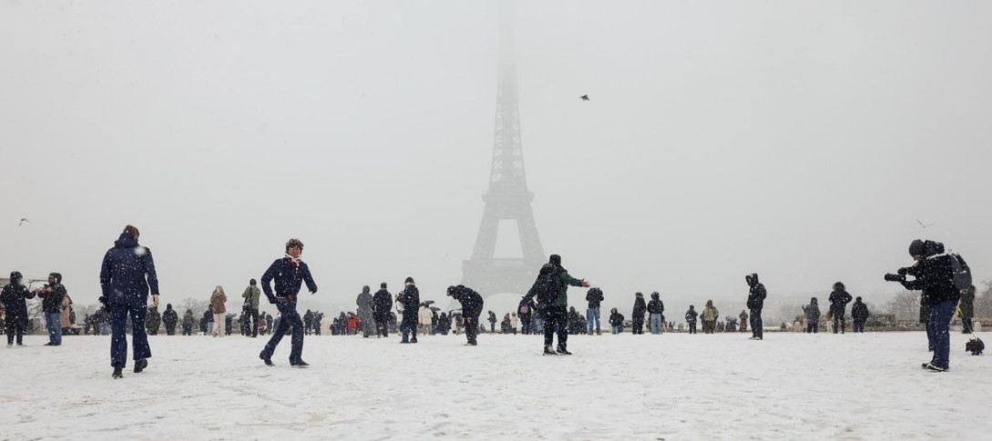 Ola de frío azota Europa y deja cinco muertos en Francia
