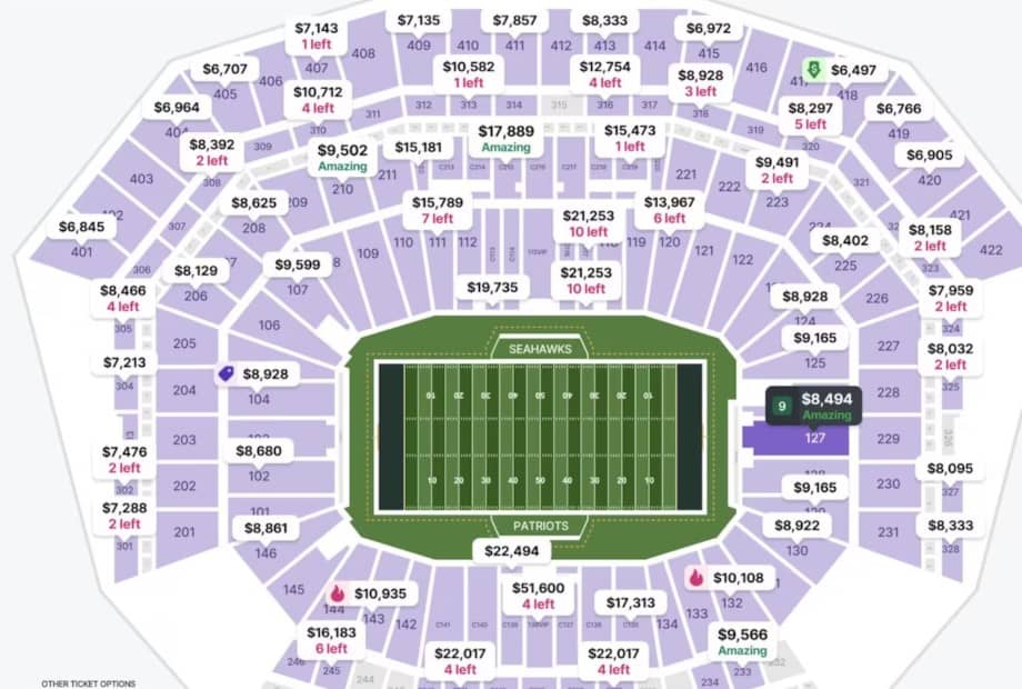 SUPER BOWL LX PRECIO BOLETOS 1