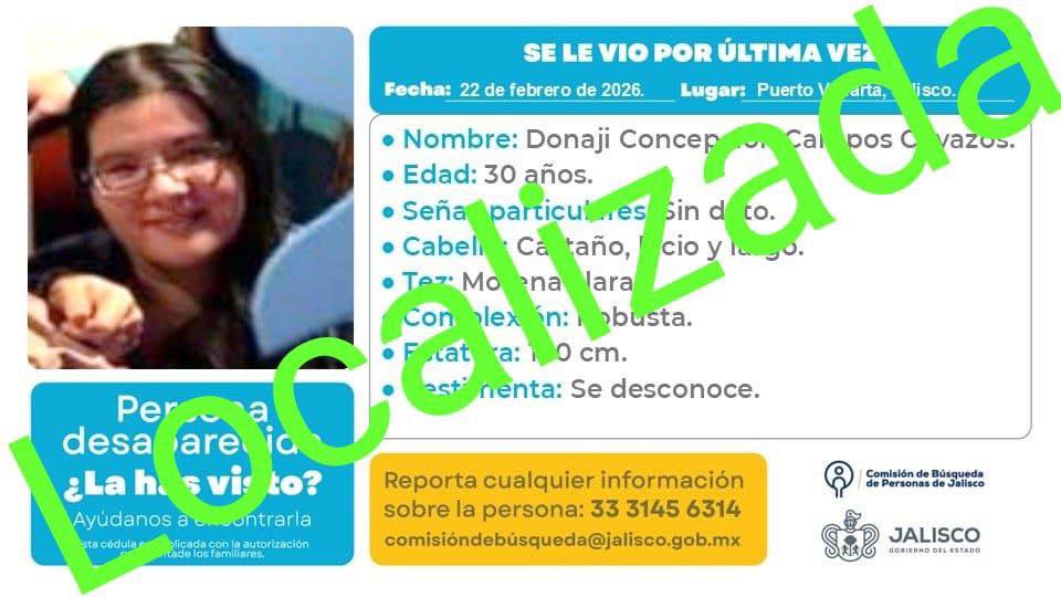 Localizan con vida a familia que estaba desaparecida en Puerto Vallarta, Jalisco