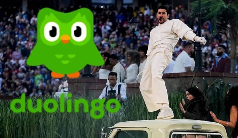 El "Efecto Bad Bunny": Duolingo reporta aumento del 35 % en alumnos de español tras el Super Bowl LX