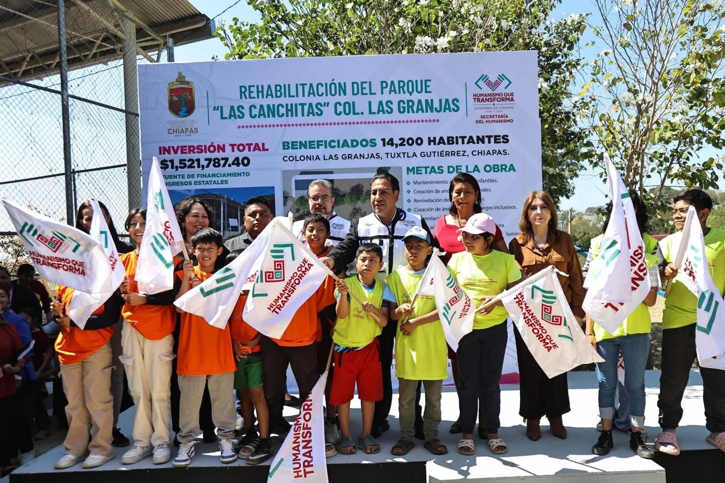 Eduardo Ramírez impulsa mejoramiento de espacios públicos con el programa Transformando mi Espacio con Humanismo