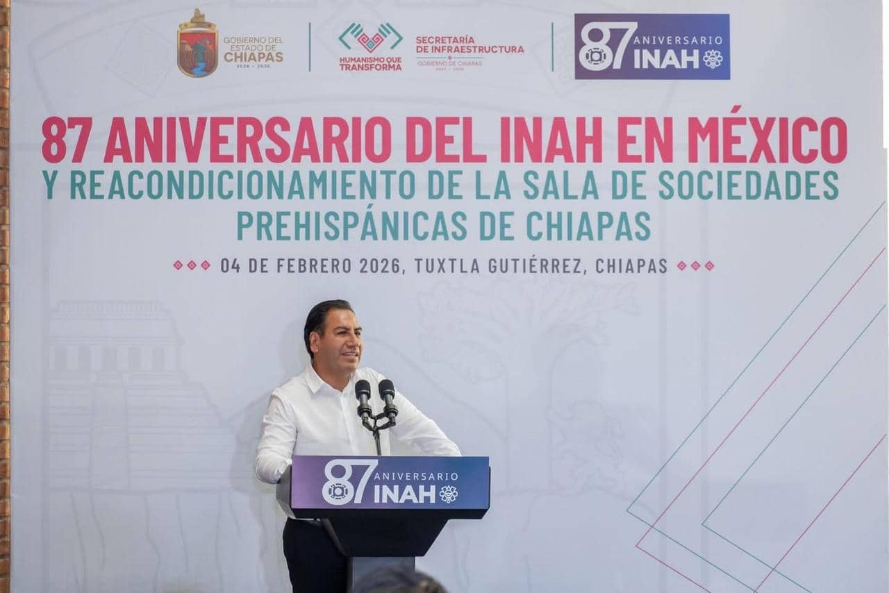 Eduardo Ramírez destaca labor del INAH y reafirma coordinación a favor del patrimonio histórico de Chiapas
