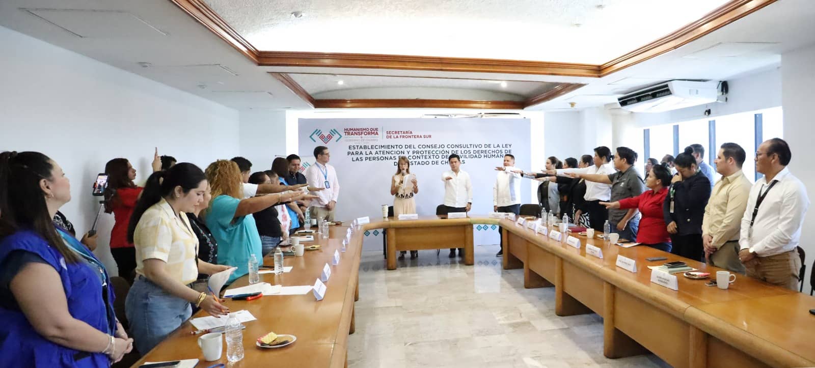 Secretaría de la Frontera Sur instala el Consejo Consultivo para la Atención de Personas en Contexto de Movilidad Humana de Chiapas