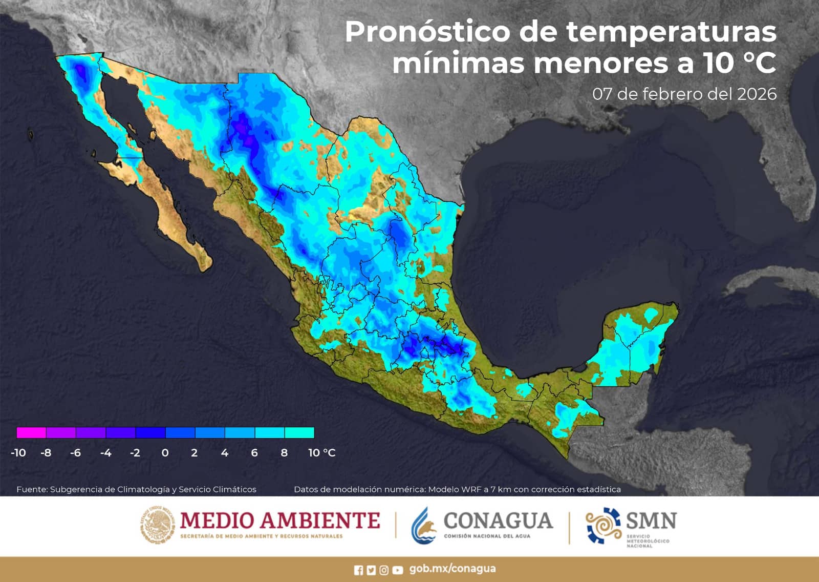 Se pronostica ingreso de frente frío No. 33 a Chiapas
