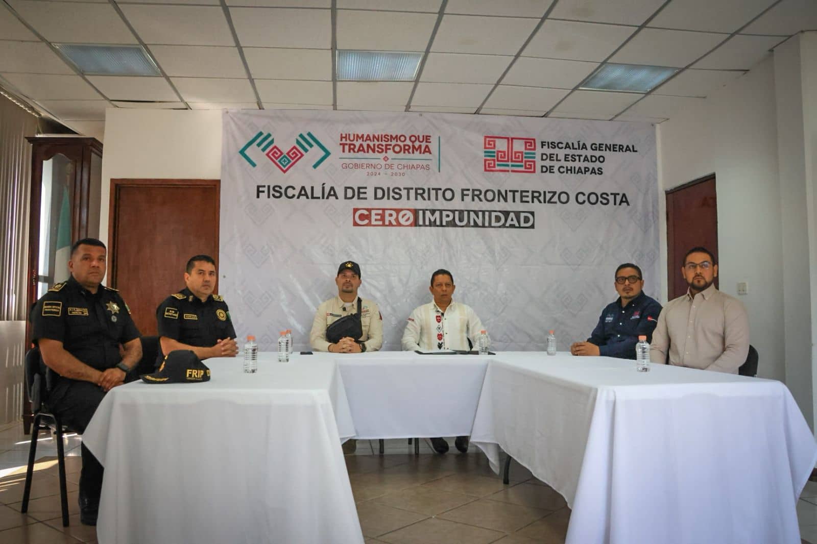 Instalan SSP y FGE Mesas de Atención para combatir el delito de extorsión en Tapachula