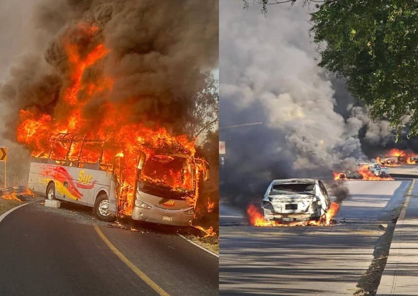 Caos por “El Mencho” desata 252 bloqueos en 20 estados; 90% ya fueron desactivados, afirma el Gabinete de Seguridad