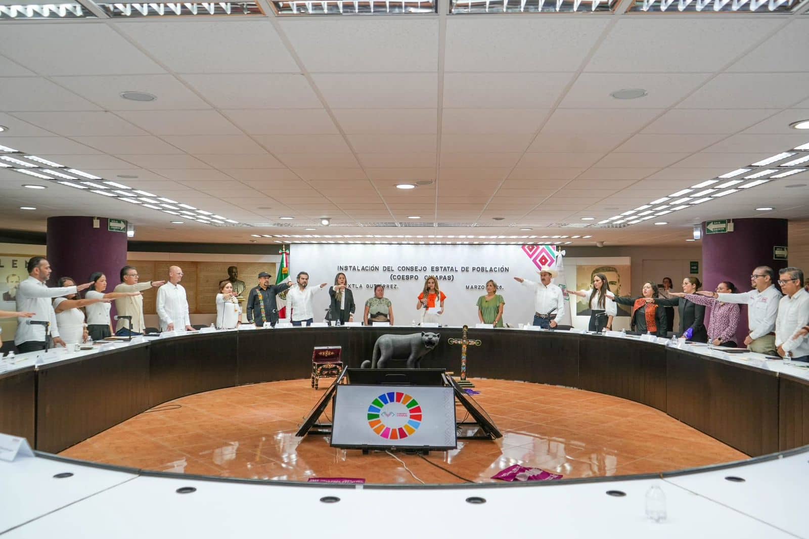 Gobierno de México fortalece la política de población con la instalación del Consejo Estatal de Población en Chiapas