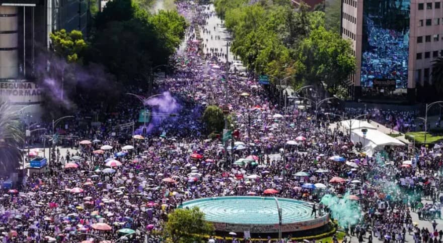 Marcha 8M en CDMX crece 150% su participación en cinco años: así ha aumentado asistencia en los últimos años