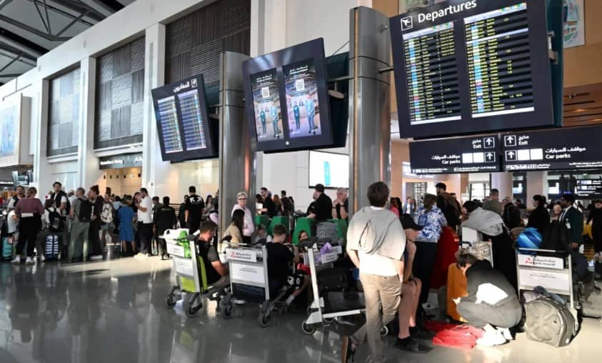 Los superricos usan jets privados para escapar del conflicto en Medio Oriente