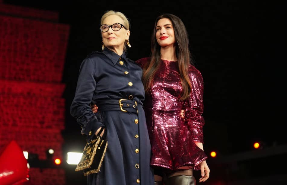 Meryl Streep y Anne Hathaway ponen a México de moda