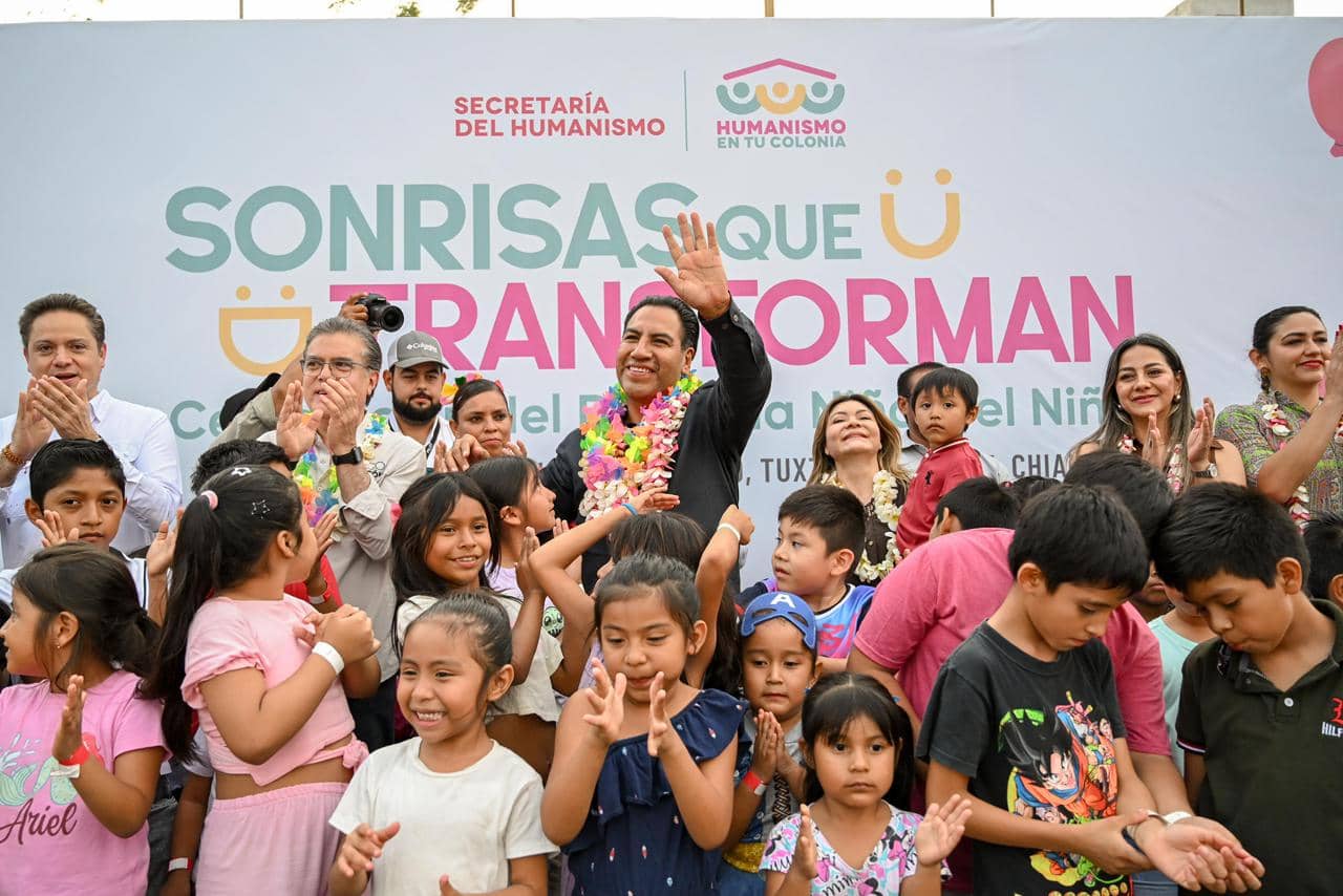 Eduardo Ramírez encabeza festejo del Día de la Niña y el Niño en Tuxtla Gutiérrez