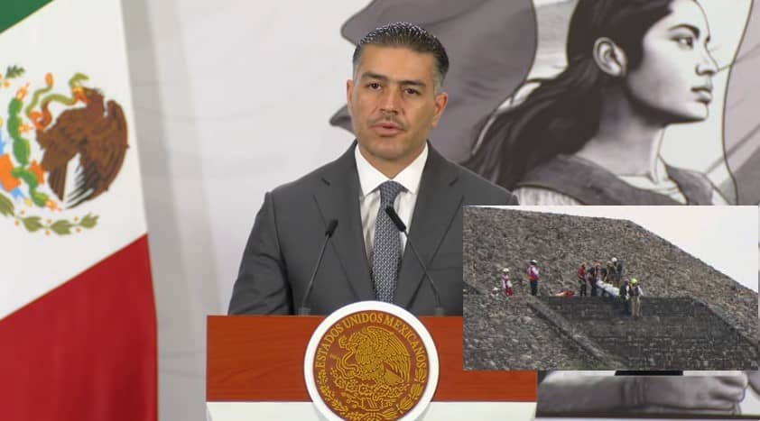 García Harfuch: Se reforzará seguridad en sitios arqueológicos y destinos turísticos tras ataque en Teotihuacán