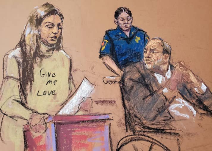 “Dije ‘no’ una y otra vez y traté de irme”: Jessica Mann vuelve al estrado en el tercer juicio por vi*l@ción contra Harvey Weinstein
