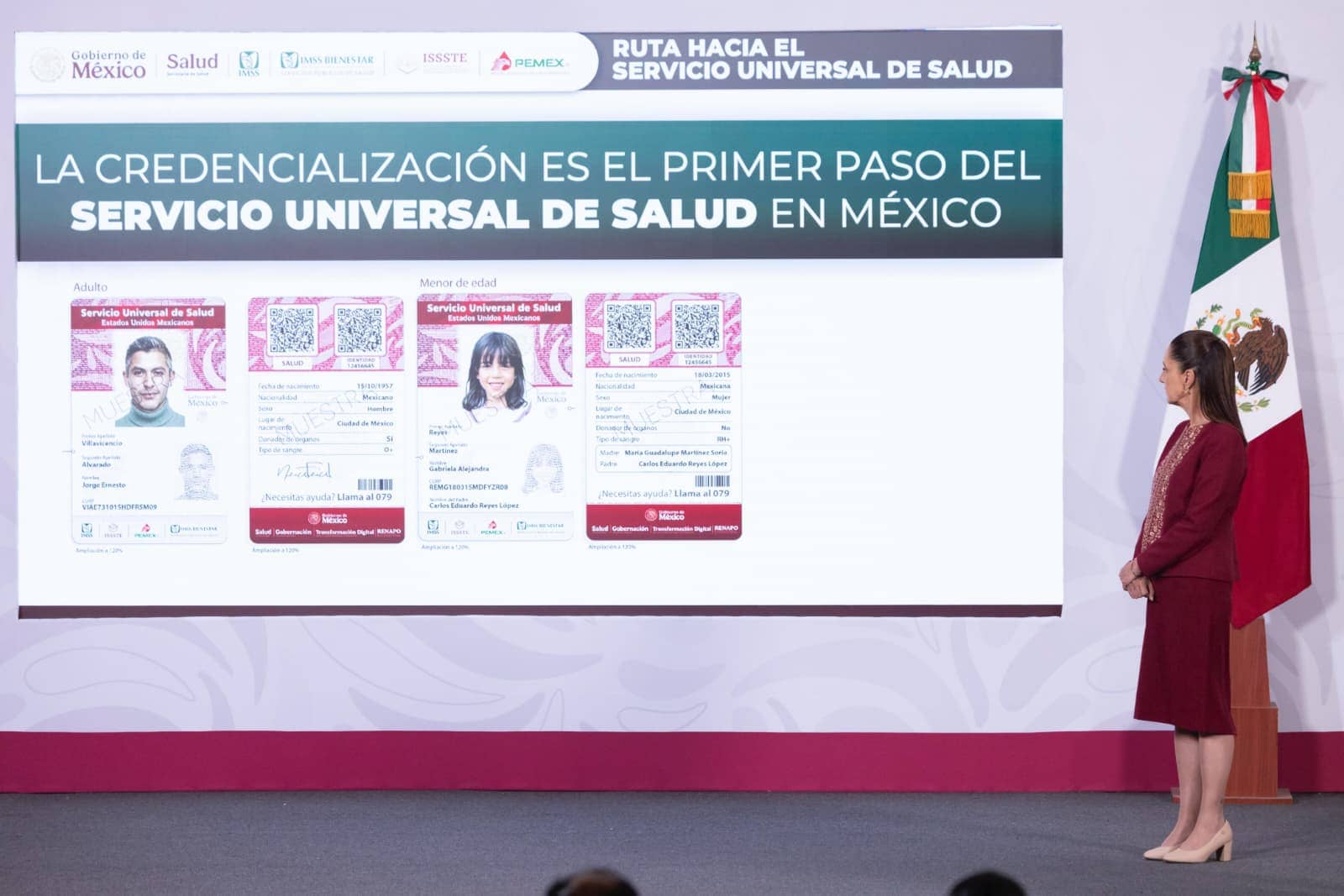 Presidenta anuncia decreto para crear el Servicio Universal de Salud; del 13 al 30 de abril inicia credencialización de personas de 85 años