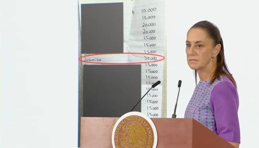 “Es una hoja de papel”: Sheinbaum cuestiona prueba que envió EE.UU. contra Rocha Moya y otros 9 funcionarios