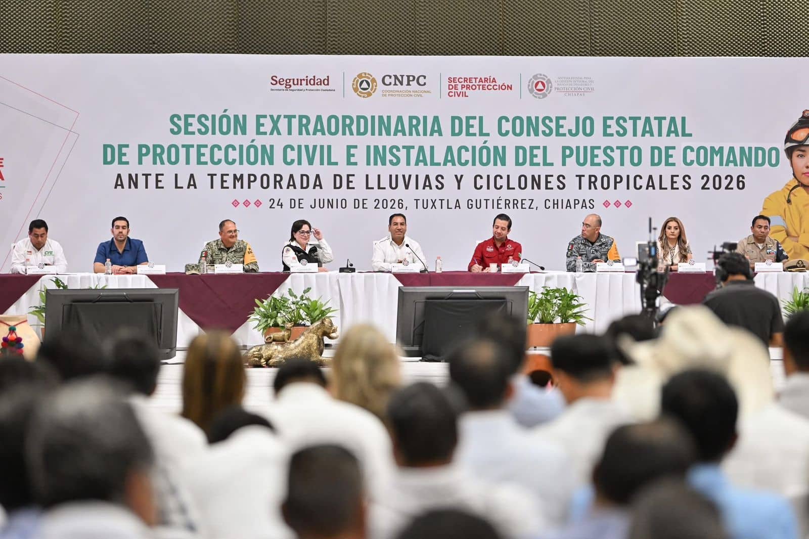 Con el respaldo de la Federación, Chiapas fortalece su estrategia preventiva ante la Temporada de Lluvias y Ciclones Tropicales 2026