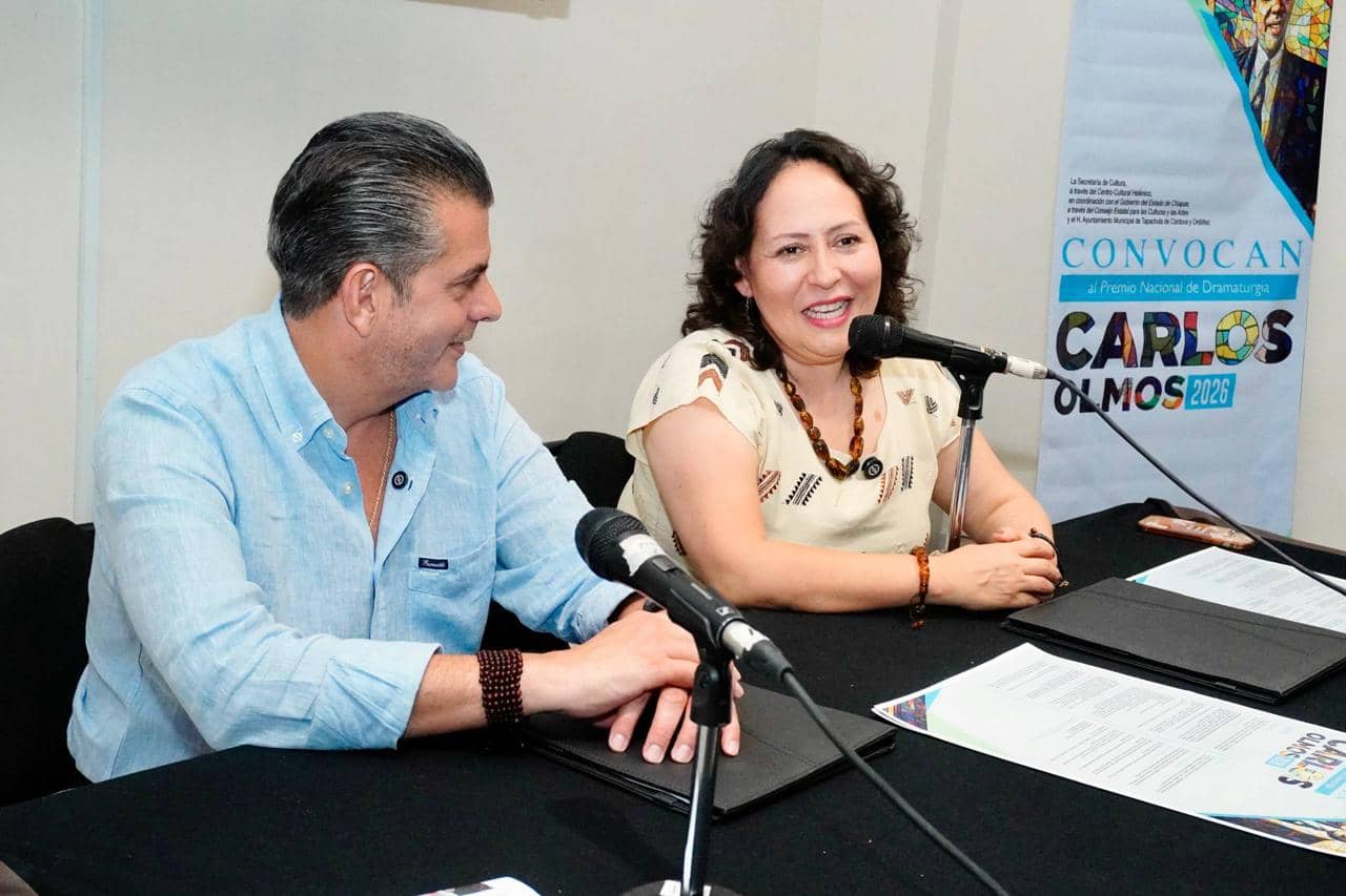 Coneculta y Ayuntamiento de Tapachula presentan la convocatoria del Premio Nacional de Dramaturgia Carlos Olmos 2026