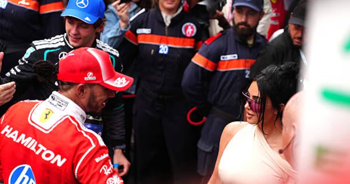 Lewis Hamilton oficializa su romance con Kim Kardashian en el podio de Mónaco: “Es increíble contar con su apoyo”