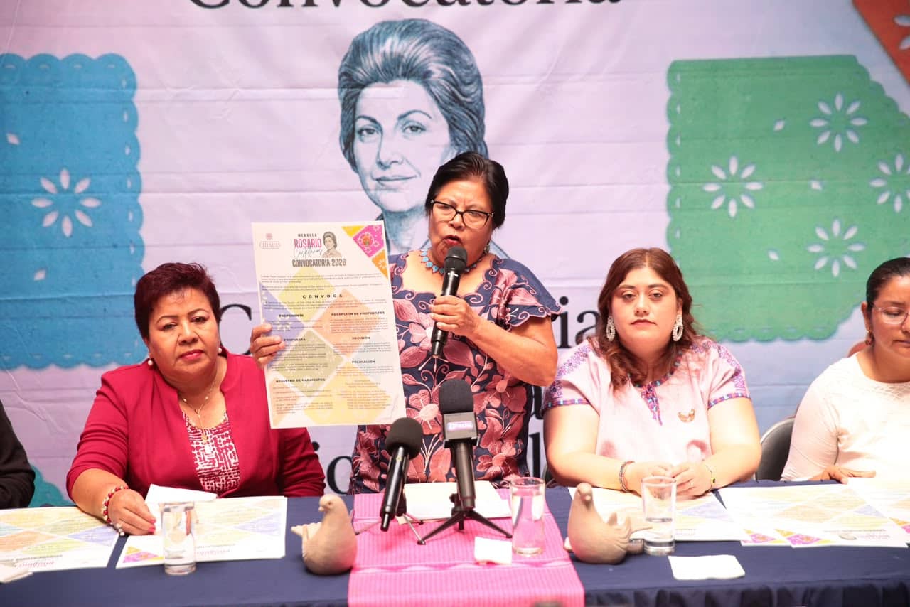 Presenta Congreso la Convocatoria para la entrega de la medalla “Rosario Castellanos”