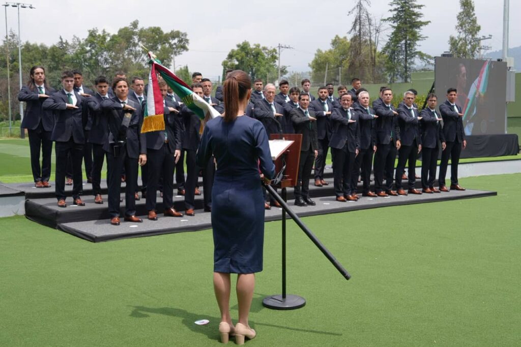 Presidenta Claudia Sheinbaum abandera a la Seleccion Nacional de Mexico que participara en la Copa Mundial de la FIFA 202600004 1
