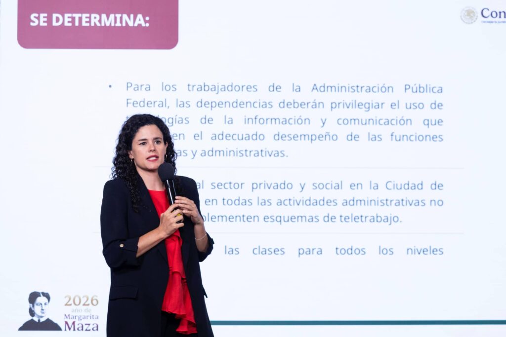 Presidenta Claudia Sheinbaum anuncia Decreto para implementar trabajo a distancia en oficinas y suspension de clases en CDMX en la inauguracion del Mundial 202600004 1