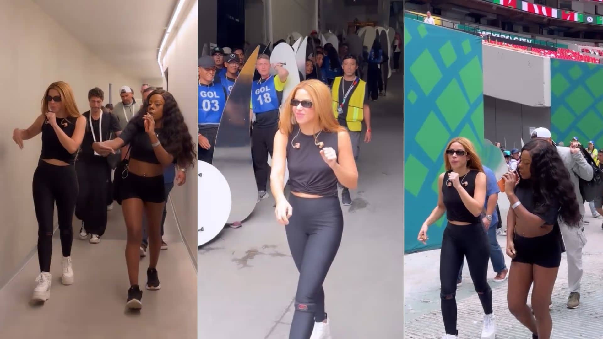 Shakira ensaya en el Estadio Ciudad de México de cara a la inauguración del Mundial 2026