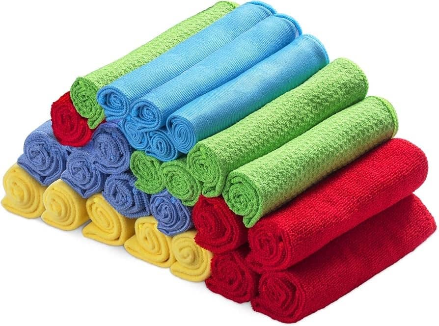 ¿Qué significado tiene cada color en los trapos de la cocina?; conoce la función de cada uno