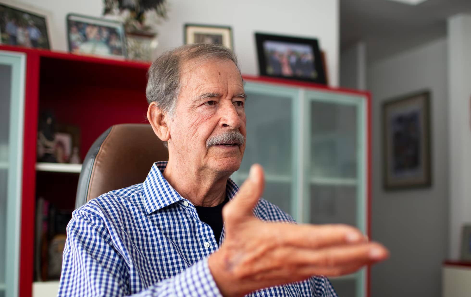 “Me da gusto verlos como en los viejos tiempos”: Vicente Fox