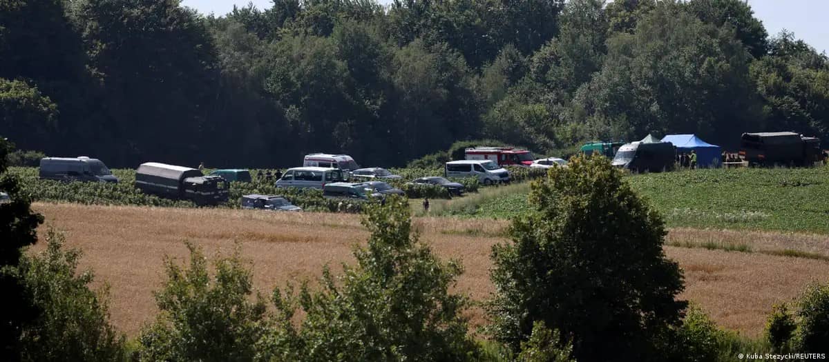 Cráter en Polonia por objeto que violó su espacio aéreo