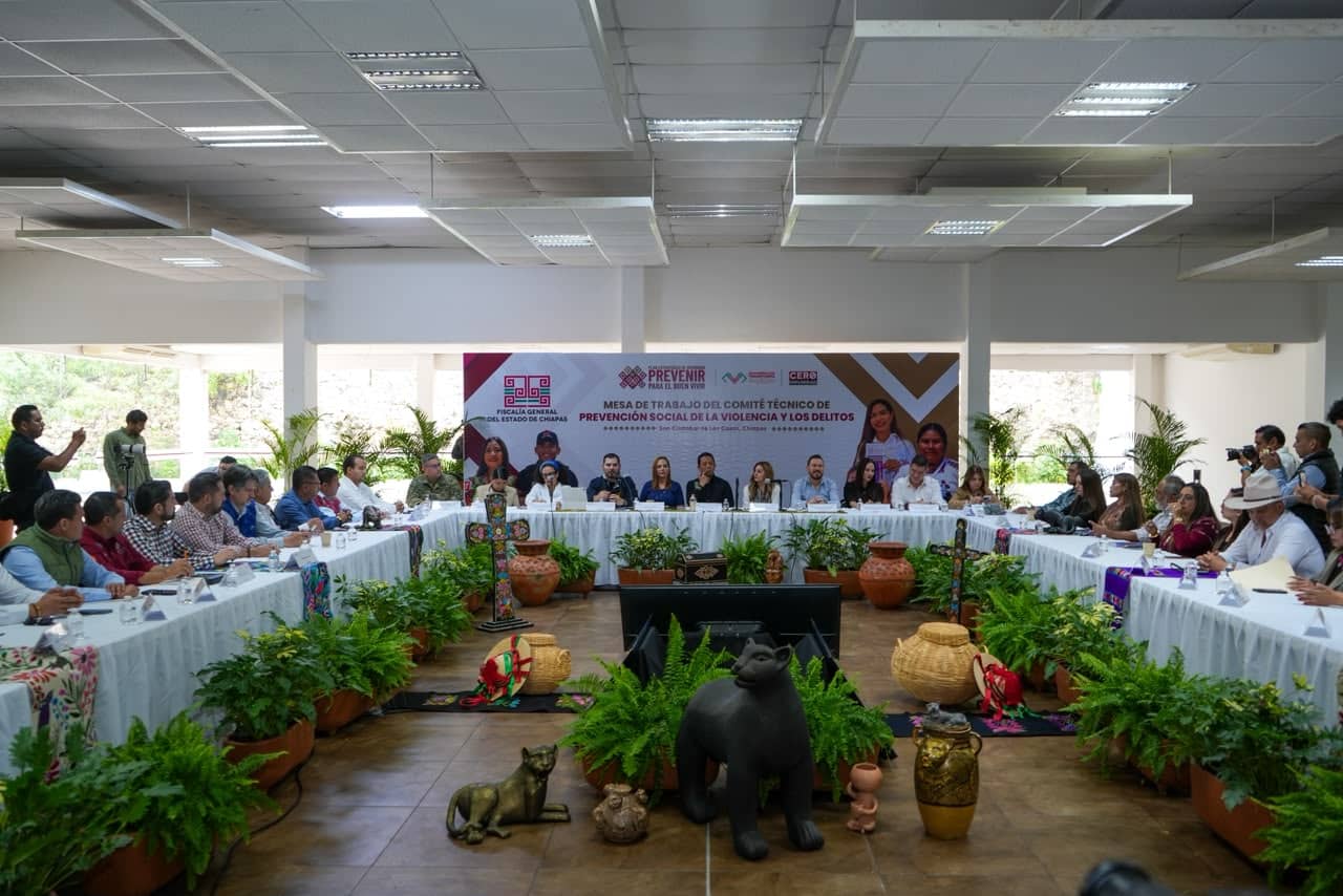 Gobierno de Chiapas fortalece coordinación interinstitucional para consolidar estrategia “Prevenir para el Buen Vivir” en SCLC