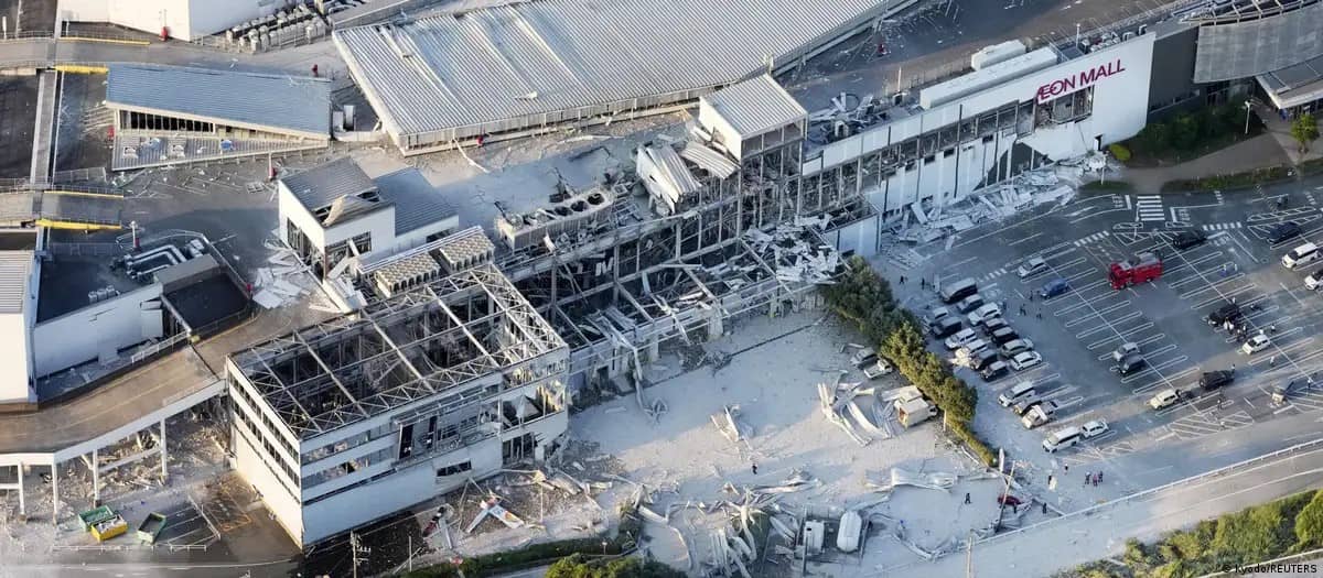 Sismo en Japón: personas atrapadas en centro comercial