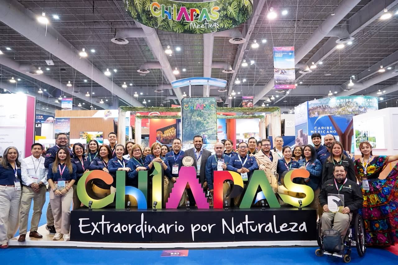 Chiapas conecta con nuevos mercados en IBTM Américas