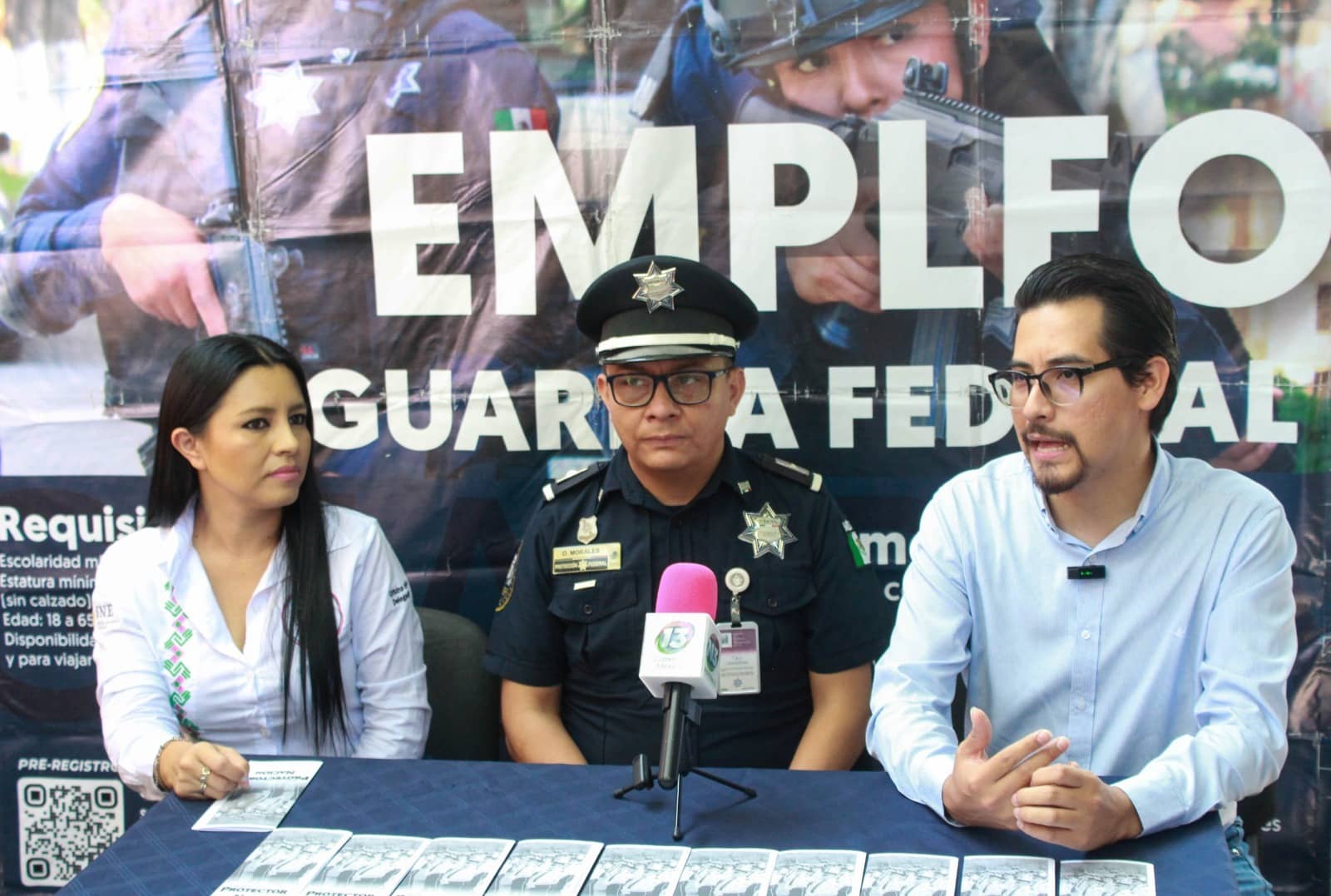 SEyT y el Servicio de Protección Federal ofertan 400 vacantes para las y los chiapanecos