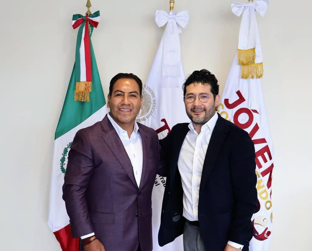 Eduardo Ramírez se reúne con el titular de la STPS, Marath Baruch Bolaños López
